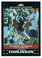 LaDainian Tomlinson 2007 Topps Chrome League Leaders Series Mint Card  #TC151
