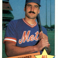 Keith Hernandez 1985 Topps All Star Series Card #712