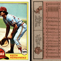 Keith Hernandez 1981 Topps Series Card #420