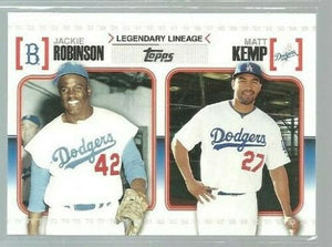 Jackie Robinson 2010 Topps Legendary Lineage Series Mint Card #LL23