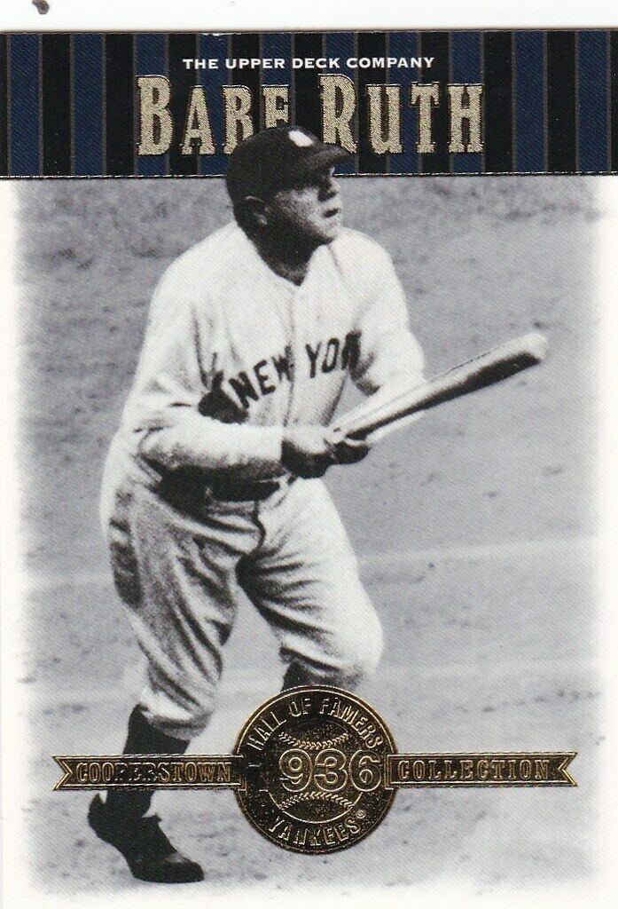 Babe Ruth 2001 Upper Deck Cooperstown Collection Series Mint Card