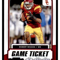 Robert Woods 2021 Panini Contenders Draft Picks Game Ticket Series Mint Card #93