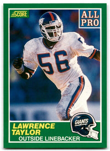 Lawrence Taylor 1989 Score All Pro Series Mint Card #295