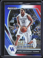 Karl-Anthony Towns 2021-22 Panini Prizm Draft Picks Red White Blue Prizm Series Mint Card #67
