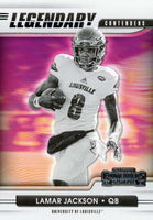 Lamar Jackson 2021 Panini Contenders Draft Picks Legendary Contenders Series Mint Card #17
