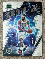 Jayson Tatum 2021 2022 Panini Mosaic Thunder Lane Series Mint Card #2
