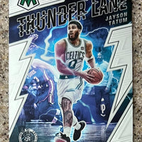 Jayson Tatum 2021 2022 Panini Mosaic Thunder Lane Series Mint Card #2