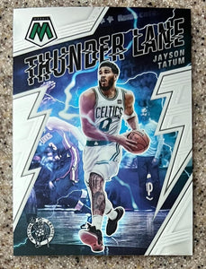 Jayson Tatum 2021 2022 Panini Mosaic Thunder Lane Series Mint Card #2