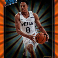 Zhaire Smith 2018 2019 Panini Donruss Rated Rookies Holo Orange Laser Series Mint Card #154