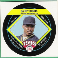 Barry Bonds 1993 King-B Collector's Edition Disc Series Mint Card #1