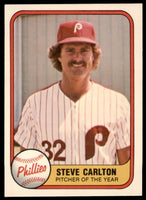 Steve Carlton 1981 Fleer Series Mint Card #6
