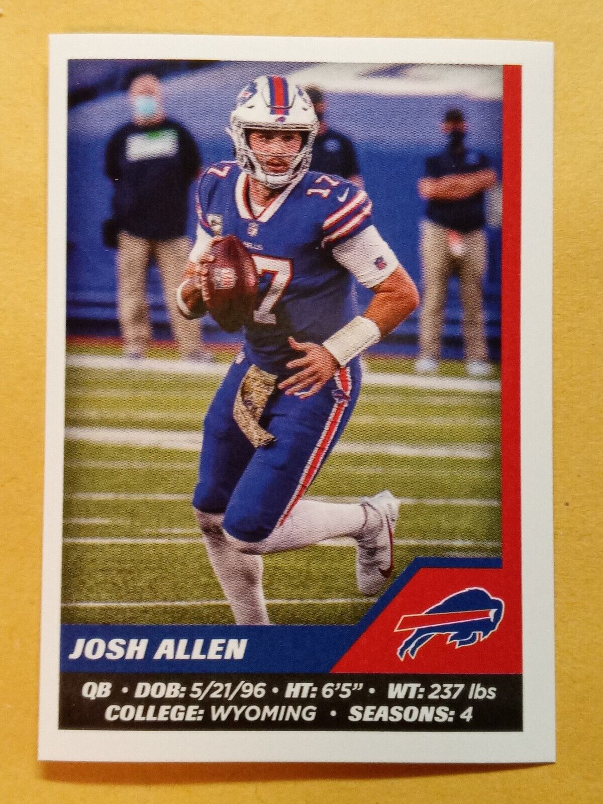 Buffalo Bills Josh Allen Jersey Sticker 