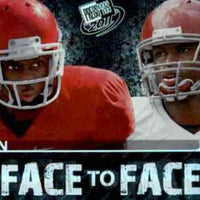 Aj Green and Julio Jones 2011 Press Pass Face to Face Series Mint Card #FF2