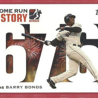 Barry Bonds 2006 Topps Home Run History Series Mint Card #BB-676