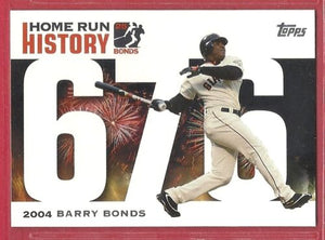 Barry Bonds 2006 Topps Home Run History Series Mint Card #BB-676