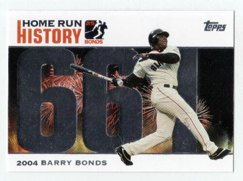Barry Bonds 2006 Topps Home Run History Silver Series Mint Card #BB-661