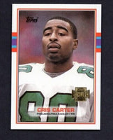 Cris Carter 2001 Topps Archives 1989 Rookie Reprint Series Mint Card #121
