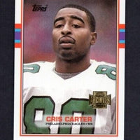 Cris Carter 2001 Topps Archives 1989 Rookie Reprint Series Mint Card #121