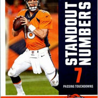 Peyton Manning 2017 Score Standout Numbers Series Mint Card #14