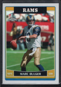 Marc Bulger 2006 Topps Chrome Refractor Series Mint Card #82