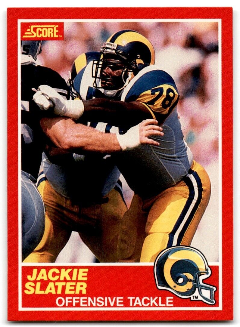 Jackie Slater 1989 Score Series Mint Card #195