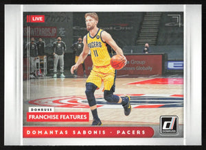 Domantas Sabonis 2021 2022 Panini Donruss Franchise Features Series Mint Card #26