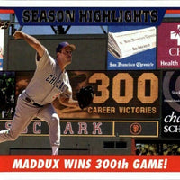 Greg Maddux 2005 Topps Season Highlights Series Mint Card  #336