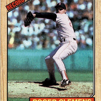 Roger Clemens 1987 Topps Record Breaker Series Mint Card #1
