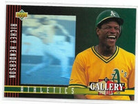 Rickey Henderson 1993 Upper Deck Diamond Gallery Heroes Series Mint Card #29
