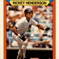 Rickey Henderson 1988 Topps Kmart Memorable Moments Series Mint Card #13