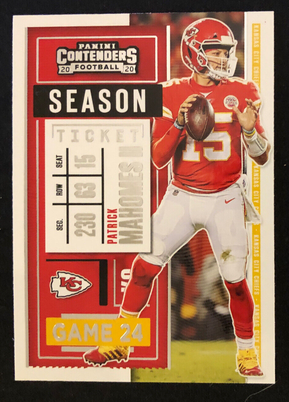 Patrick Mahomes II 2020 Panini Contenders Season Ticket Series Mint Card #2