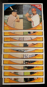2010 Topps Heritage Baseball "Then and Now"  Insert Set with Mantle, Pujols+