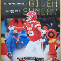 Patrick Mahomes II 2021 Panini Prestige Any Given Sunday Series Mint Insert Card #AGS-PM