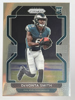 Devonta Smith 2021 Panini Prizm Series Mint Rookie Card #335
