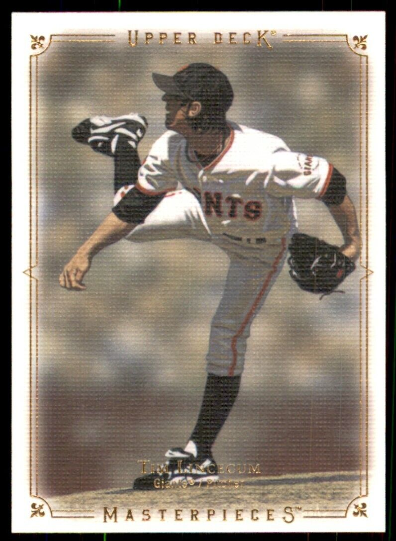 Tim Lincecum 2008 Upper Deck Masterpieces Series Mint Card #80