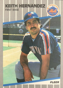 Keith Hernandez 1989 Fleer Series Card #37