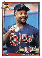 Kirby Puckett 1991 O-Pee-Chee Series Mint Card #300
