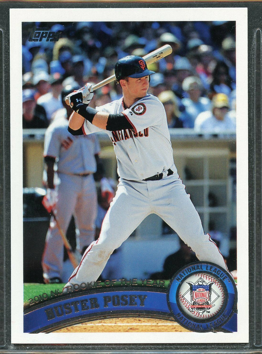Buster Posey 2011 Topps 2010 NL Rookie of the Year Series Mint Card #2