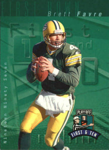 Brett Favre 1997 Playoff First and Ten Series Mint Card #151
