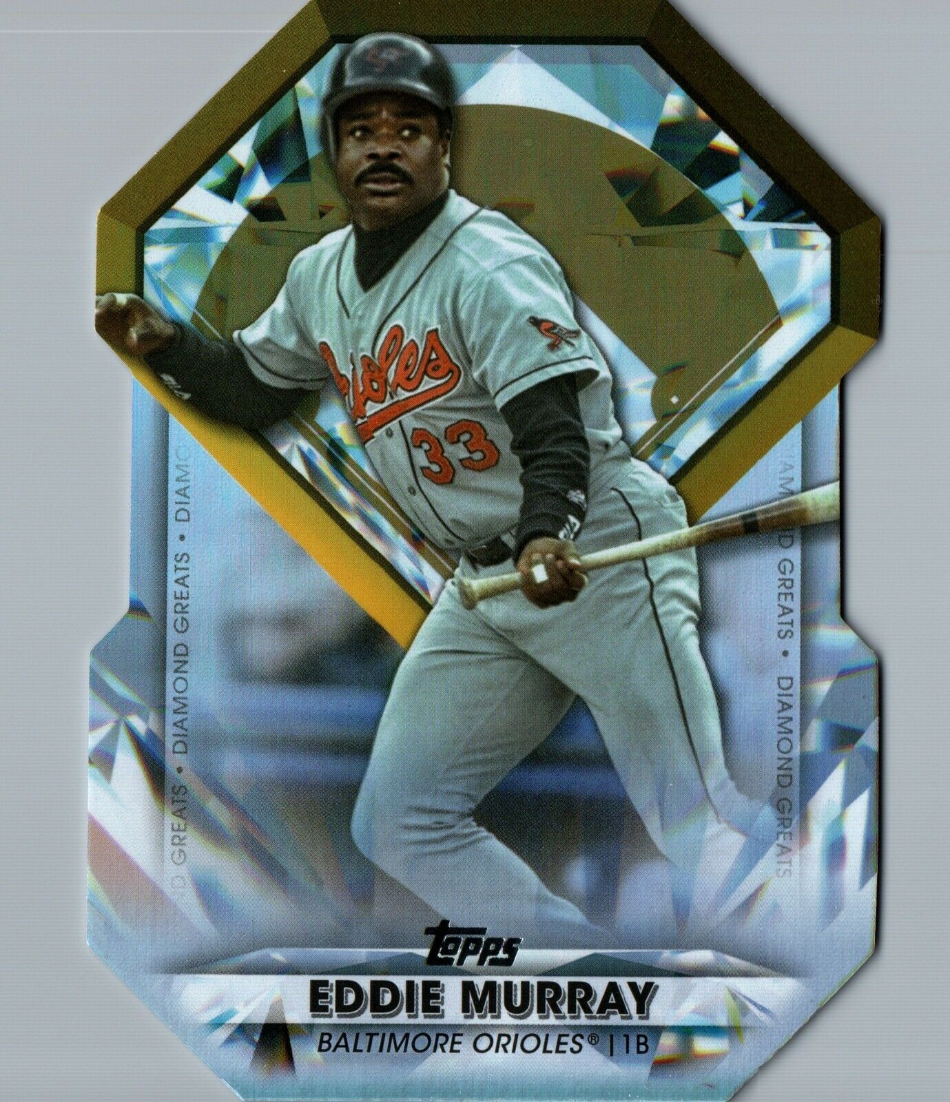 EDDIE MURRAY 2022 TOPPS die cut baseball card