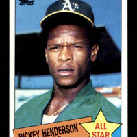 Rickey Henderson 1985 Topps Series Mint Card #706