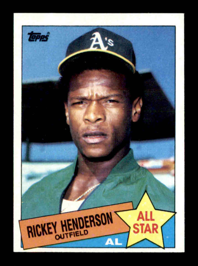 Rickey Henderson 1985 Topps Series Mint Card #706