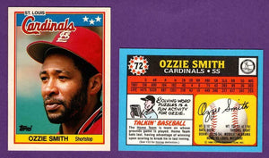 Ozzie Smith 1988 Topps UK Mini Series Mint Card #72