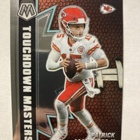 Patrick Mahomes II 2021 Panini Mosaic Touchdown Masters Series Mint Card #TM-14