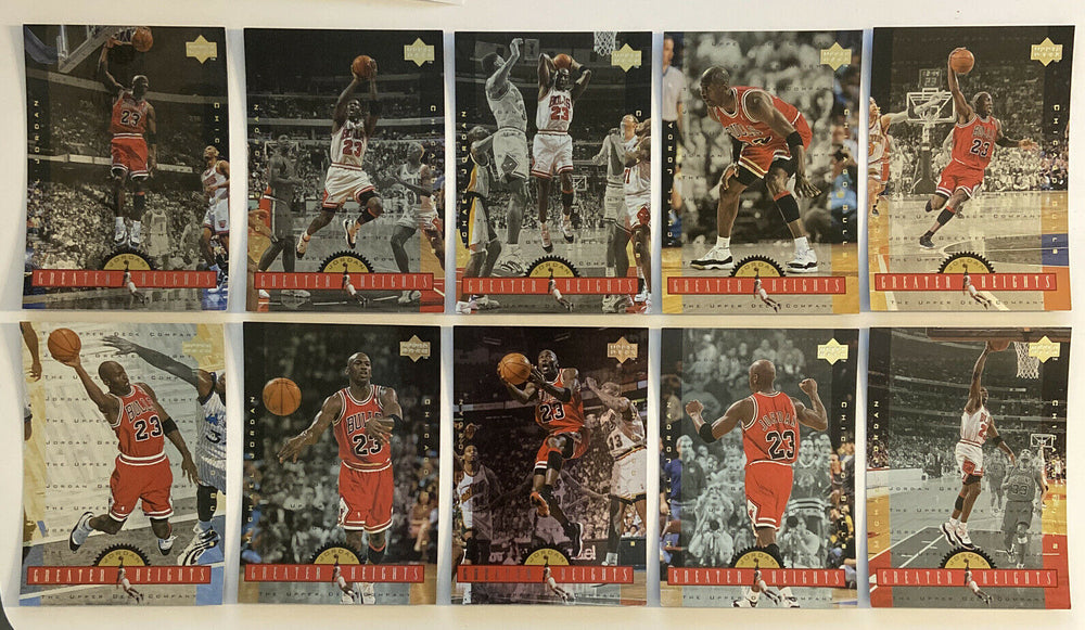 Michael Jordan 1996 1997 Upper Deck Greater Heights 10 (3.5