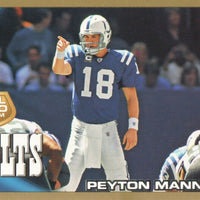 Peyton Manning 2010 Topps Gold Parallel Series #205/2010 Mint Card #341