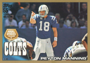 Peyton Manning 2010 Topps Gold Parallel Series #205/2010 Mint Card #341