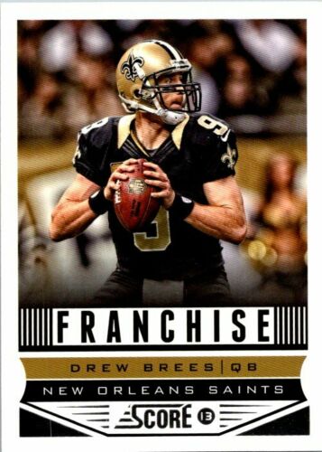 Drew Brees 2013 Score Franchise Series Mint Card #286