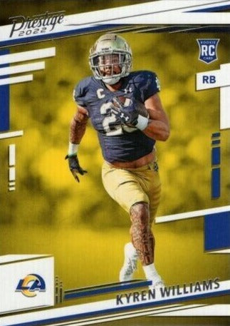 2022 Panini Select Draft Picks Kyren Williams RC #22 Blue