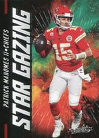 Patrick Mahomes II 2021 Panini Absolute Star Gazing Series Mint Card #SG2
